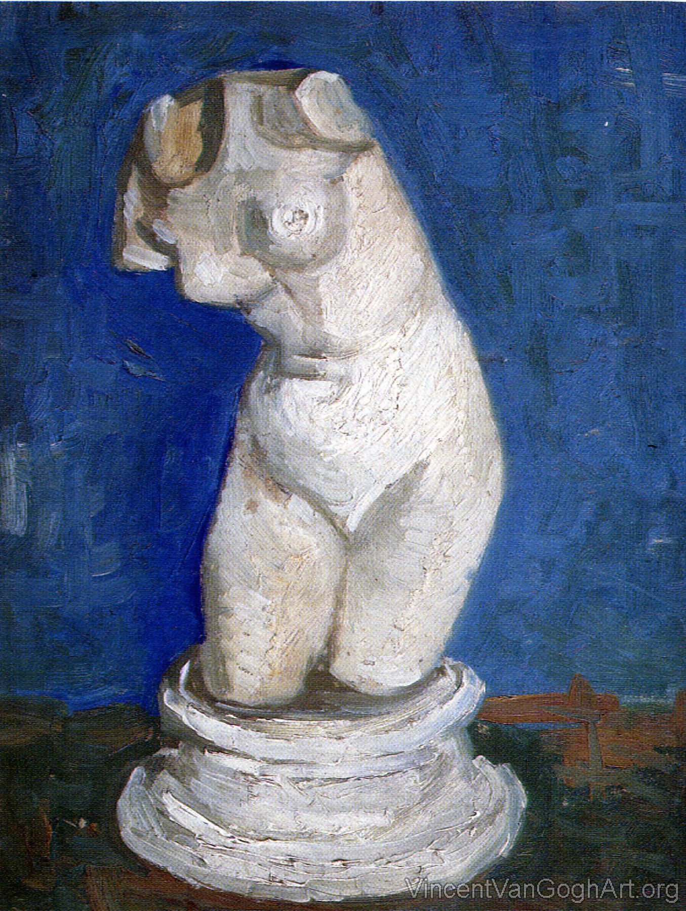Plaster Statuette of a Female Torso II